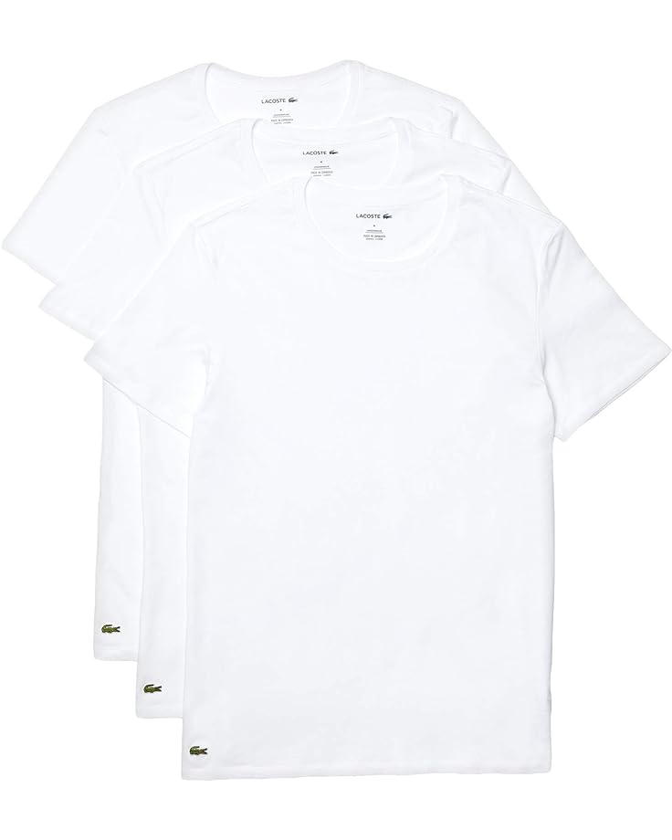 

Футболка Lacoste 3-Pack Crew Neck Regular Fit Essential, белый