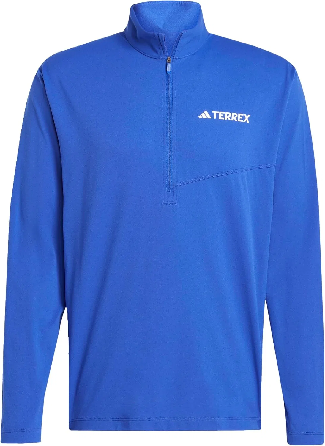 Футболка для хайкинга adidas Terrex Multi полузастежка, Semi Lucid Blue — фото 2
