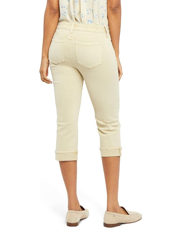 

Джинсы NYDJ Marilyn Crop Cuff in Butter, цвет Butter