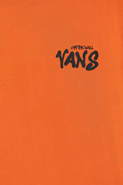 Футболка хлопковая детская Vans, оранжевый — фото 3