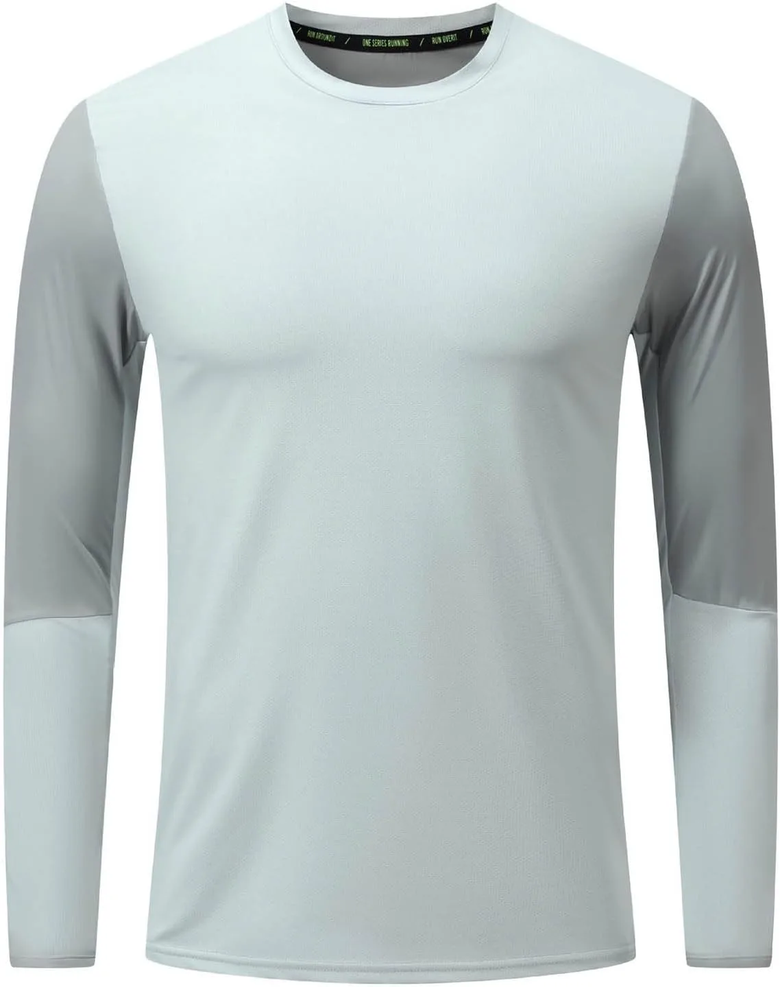 Мужская футболка с длинным рукавом Casual Stylish Lightweight Regular Fit Color Block — фото 3
