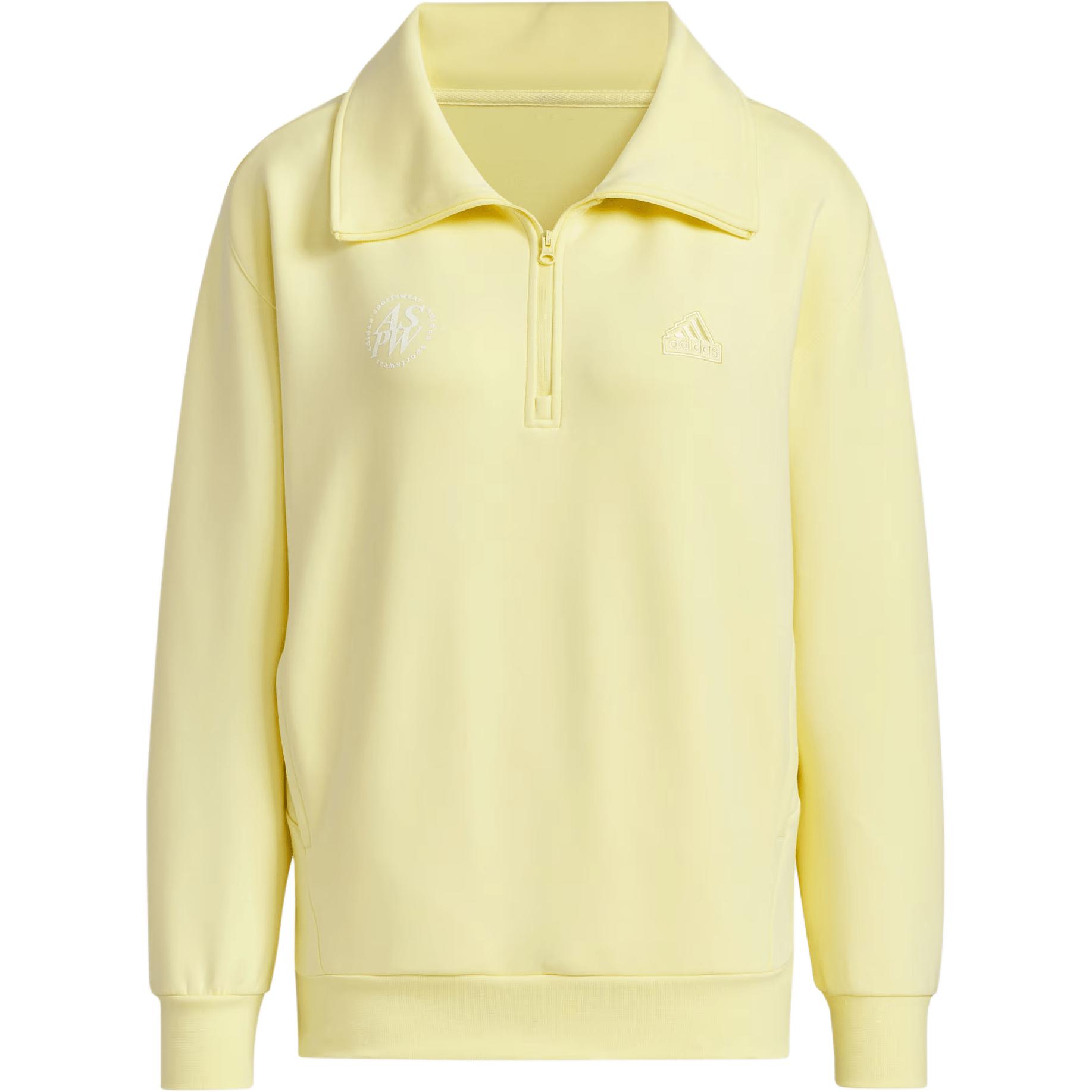 

Adidas Толстовка с капюшоном и молнией до половины Женская Yellow