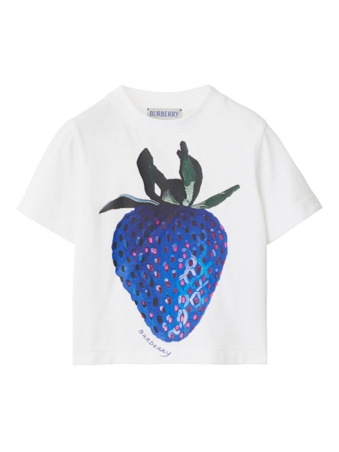 

Burberry Kids футболка из хлопка с принтом клубники, белый