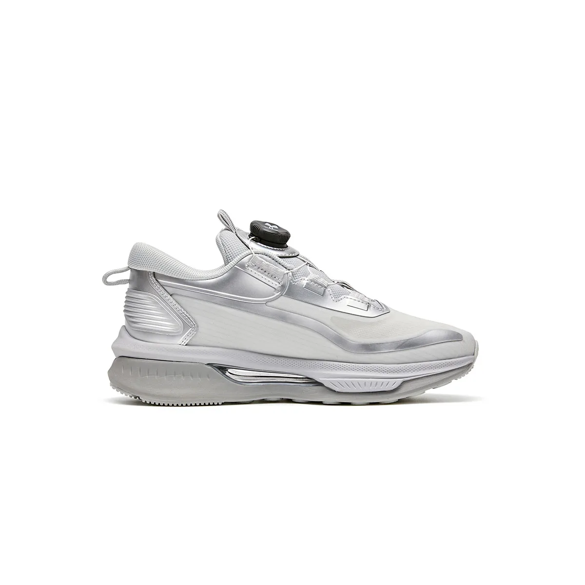 Детские беговые кроссовки Running Collection с амортизацией, дышащие, легкие, нескользящие Under Armour, серебро — фото 3