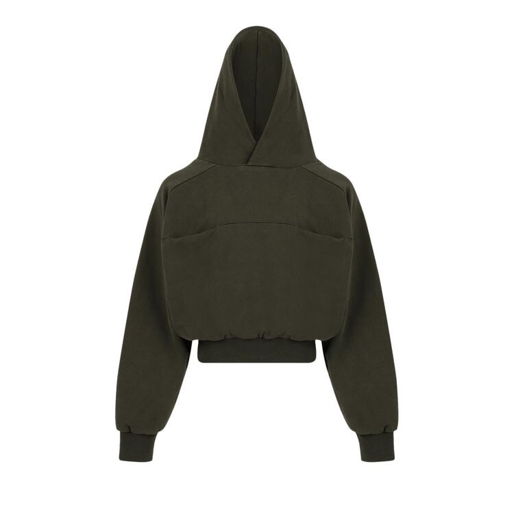 

Худи Entire Studios Double Double Hoodie Military, зеленый
