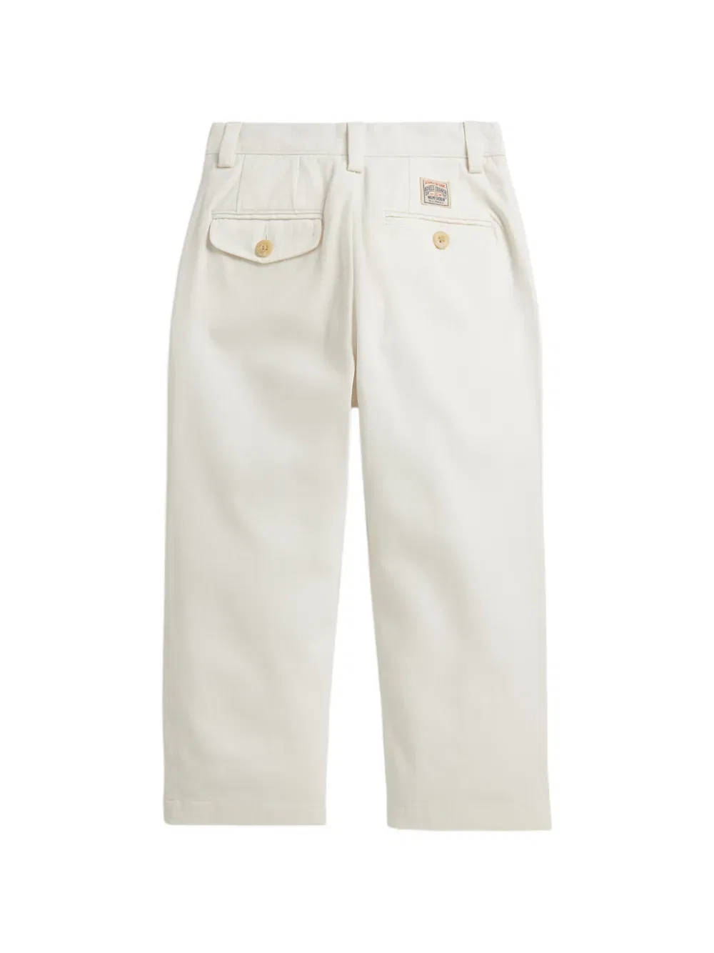 Брюки со складками Polo Ralph Lauren Kids, белый — фото 2