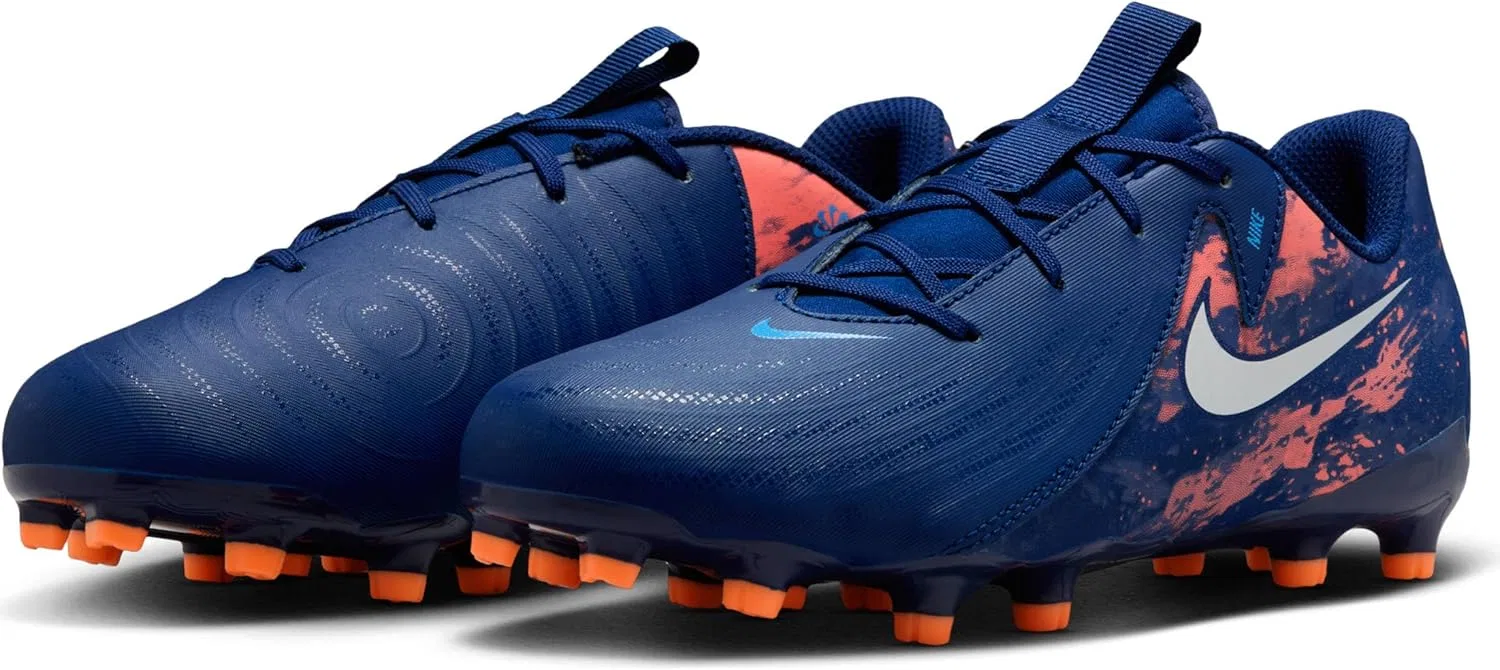 Футбольные бутсы Nike Jr. Phantom GX 2 Academy Erling Haaland TF Low Top (для детей старшего возраста) HF1608, Blue Void Chrome — фото 2