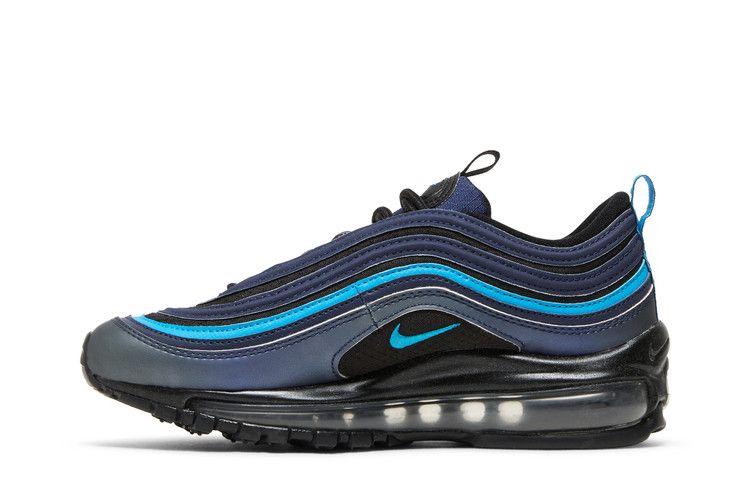 Кроссовки Nike Air Max 97 SE GS 'Blackened Blue', синий — фото 4