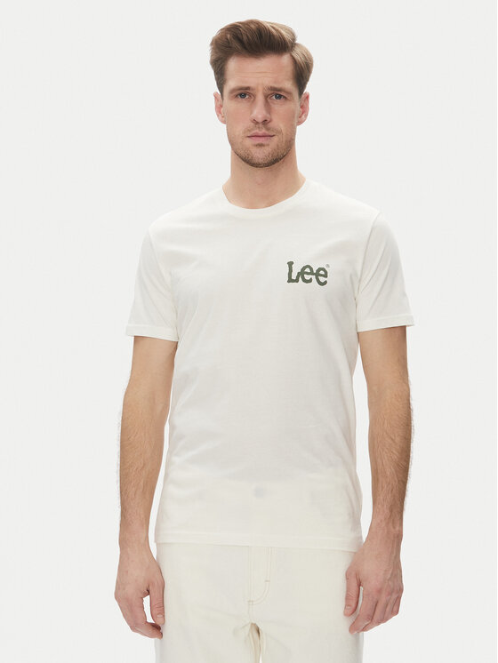 

Футболка обычного кроя Medium Wobbly 112364535 Lee, белый