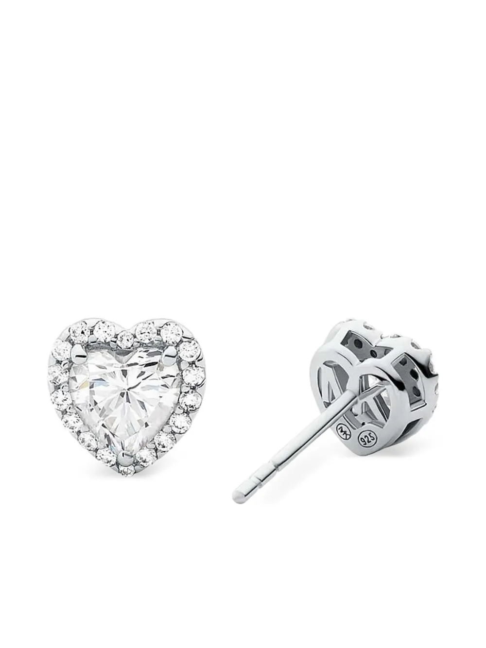 

Серьги в форме сердца MICHAEL KORS, серебряный