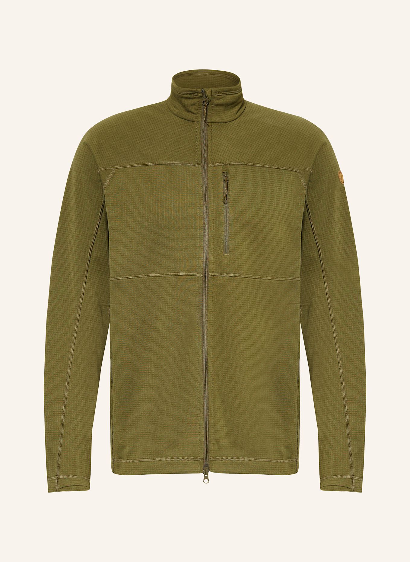 

Куртка среднего слоя абиску Fjällräven, хаки
