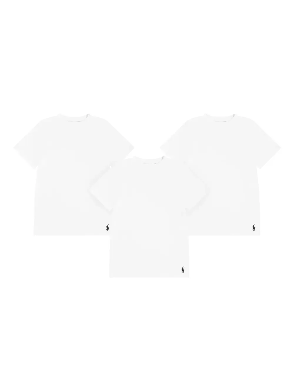 Комплект из трех футболок с логотипом Polo Pony POLO RALPH LAUREN KIDS, белый