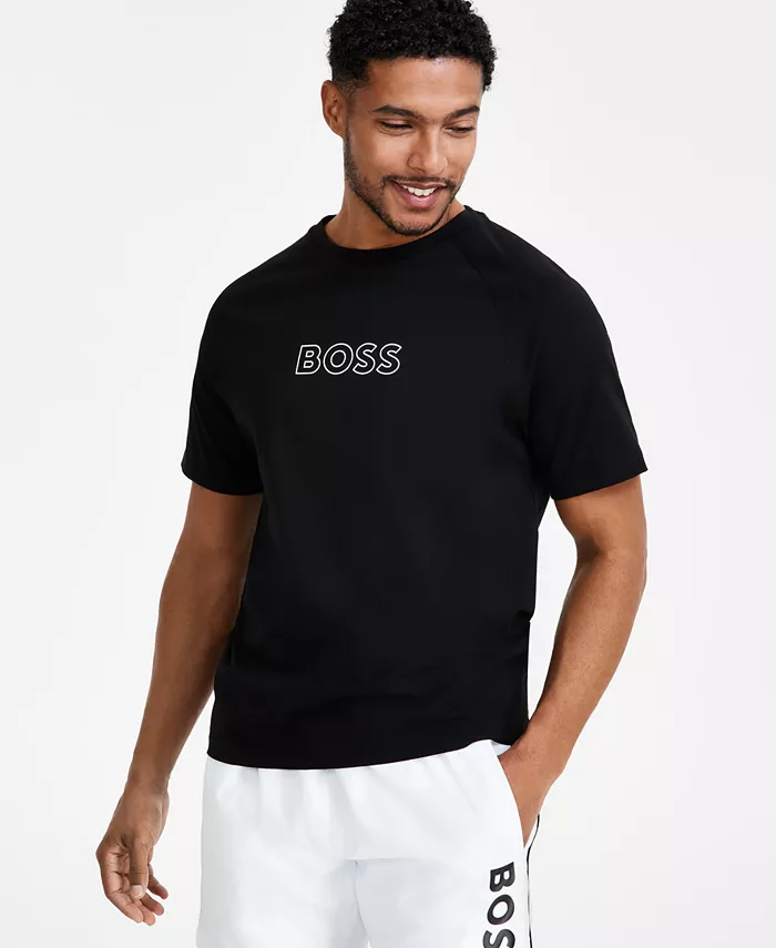

Футболка с логотипом Hugo Boss, черный