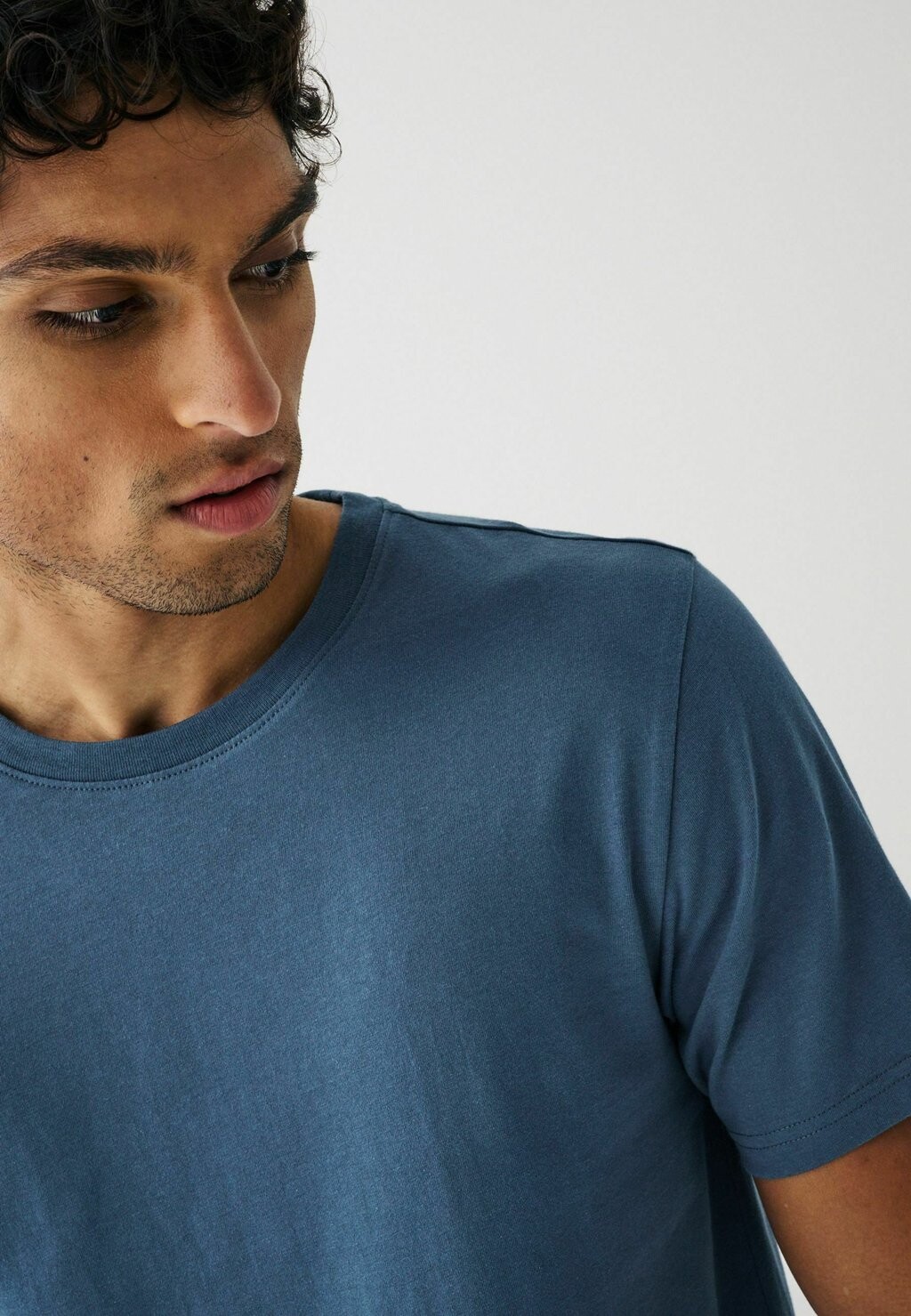 базовая футболка 6 Pack Next, цвет black slate grey marl white navy blue — фото 2