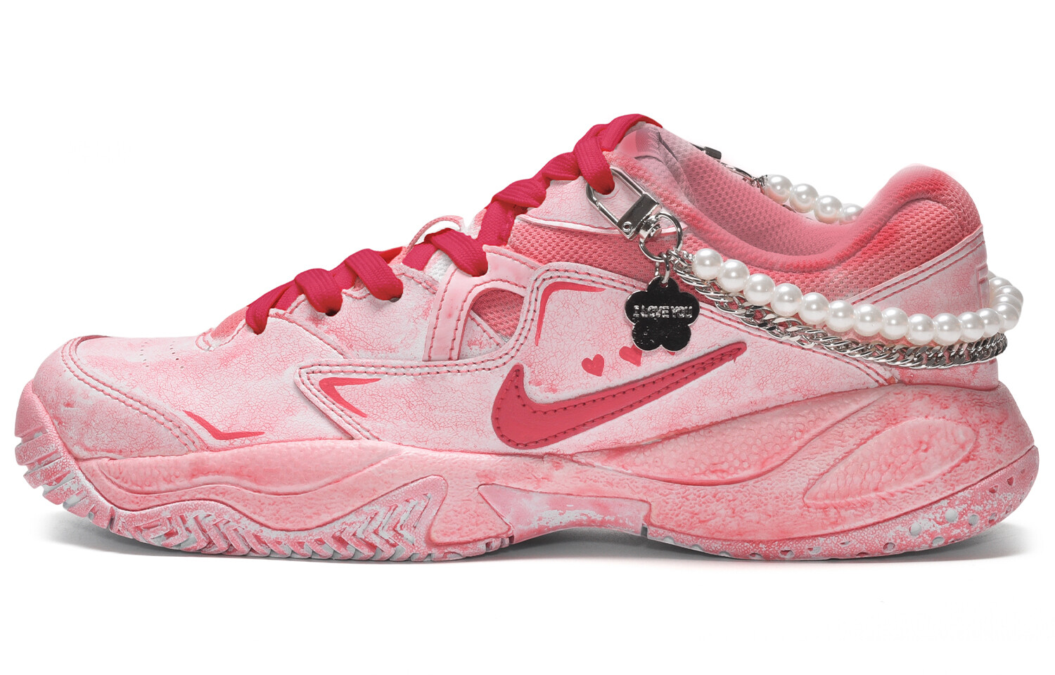 

Кроссовки Nike Court Lite 2 Chunky Sneakers Men Low-top Pink, розовый
