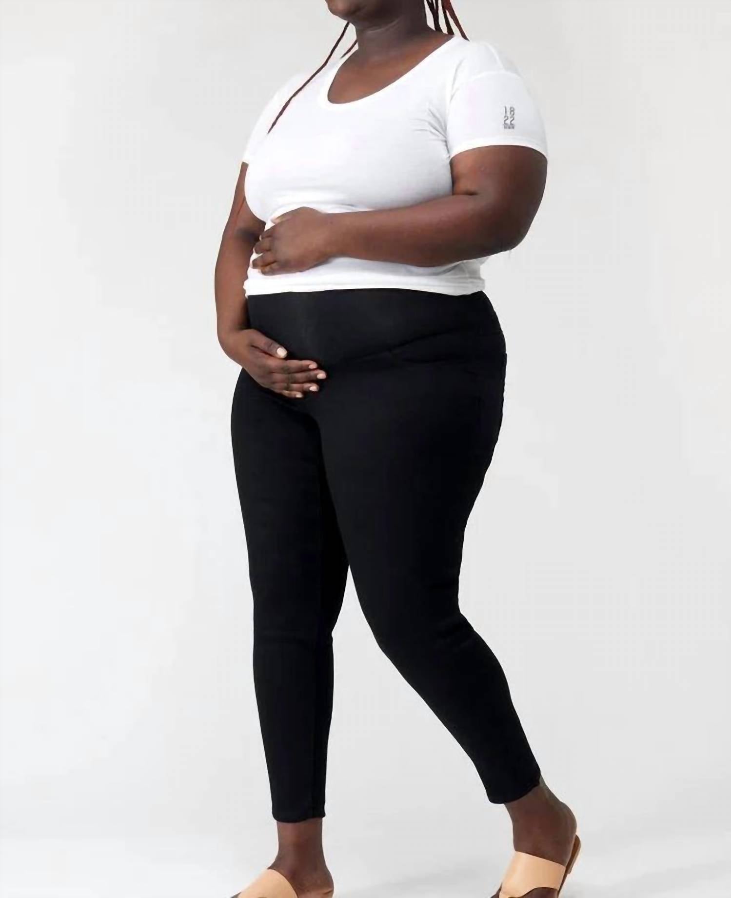 

Maternity Plus Butter 28" узкие джеггинсы черного цвета 1822 Denim
