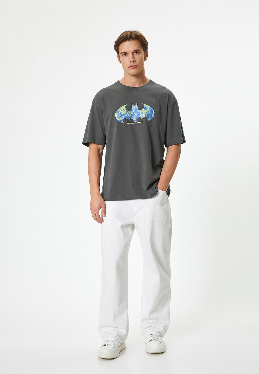 

Футболка с принтом BATMAN Koton, антрацит