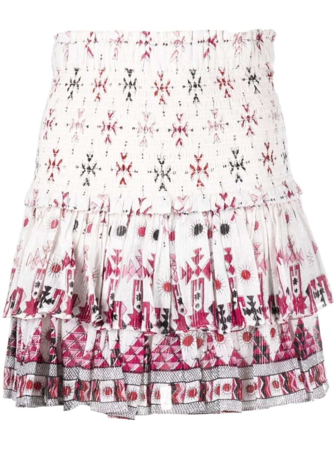 

Marant Étoile юбка с оборками, белый