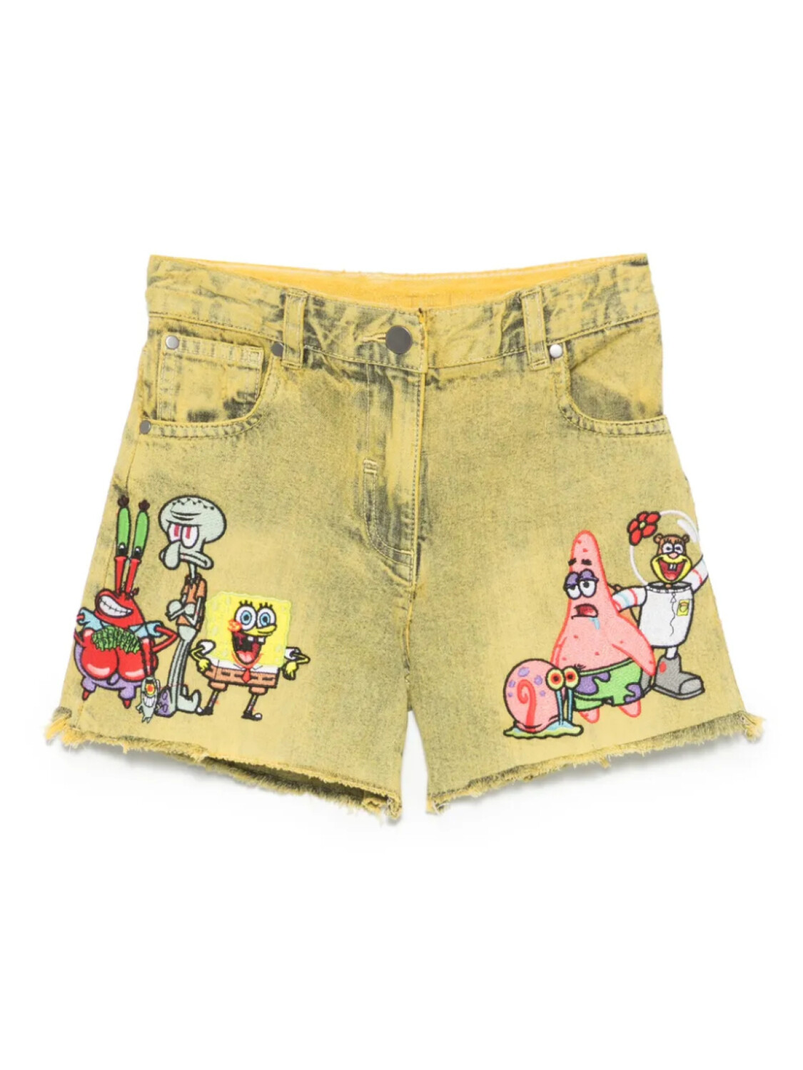 

Джинсовые шорты Stella McCartney Kids x SpongeBob SquarePants, желтый