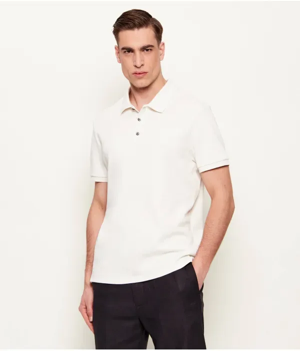 Полюс classic fit Calvin Klein, экрю