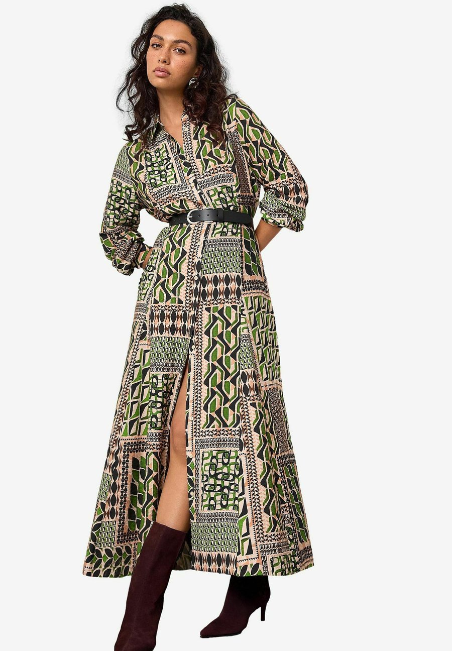 

Платье Next REGULAR FIT, Green/Black Geometric Print/Green