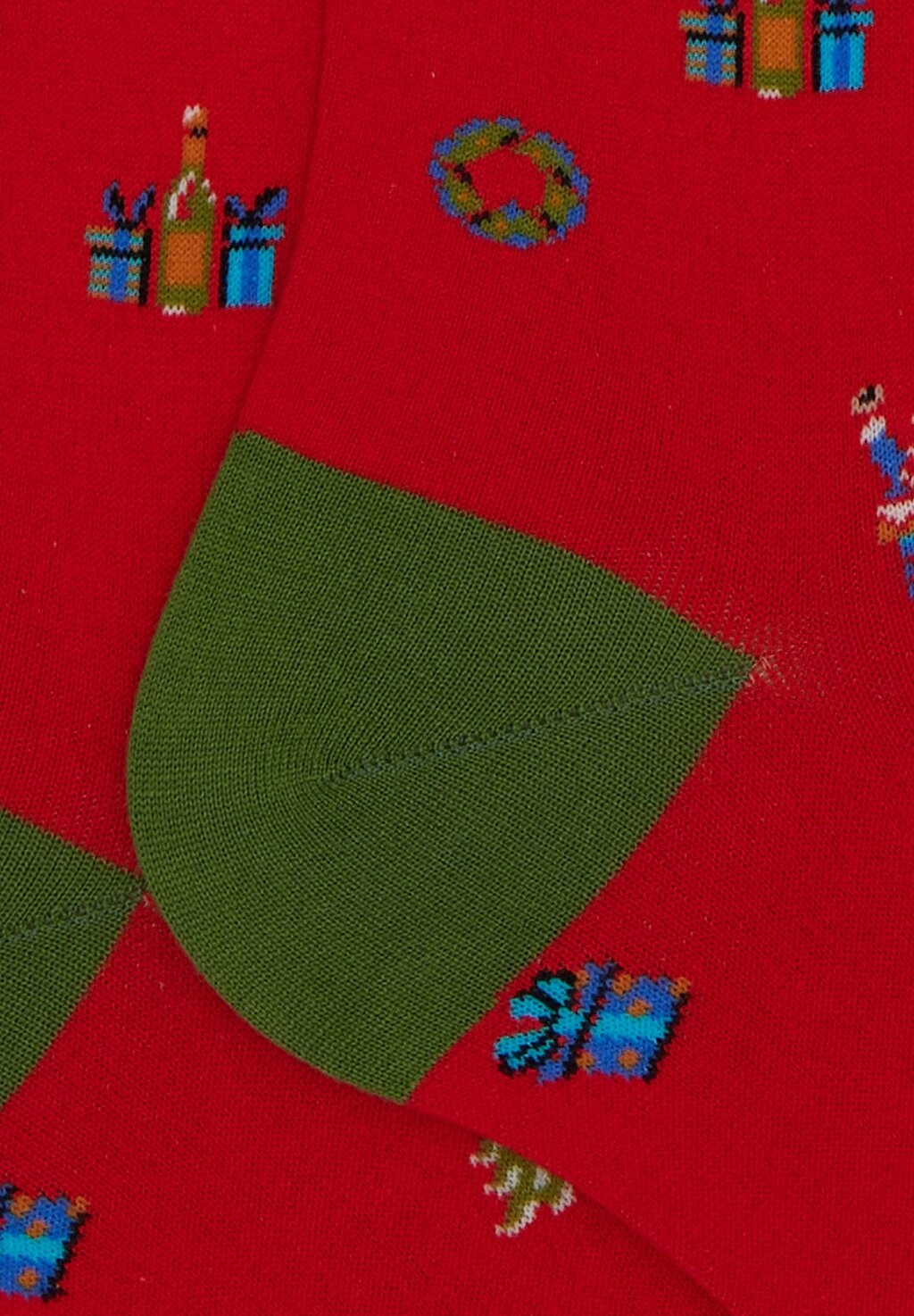 

Носки выше колена WITH MIXED CHRISTMAS MOTIF Gallo, красный
