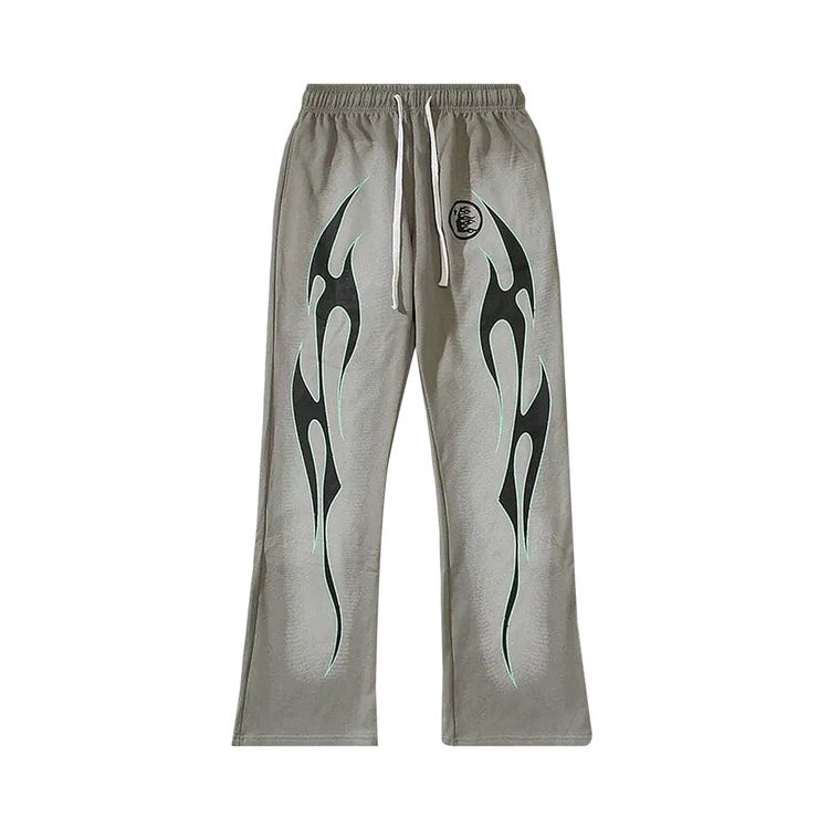 

Спортивные брюки Hellstar Future Flame Sweatpants Grey, серый