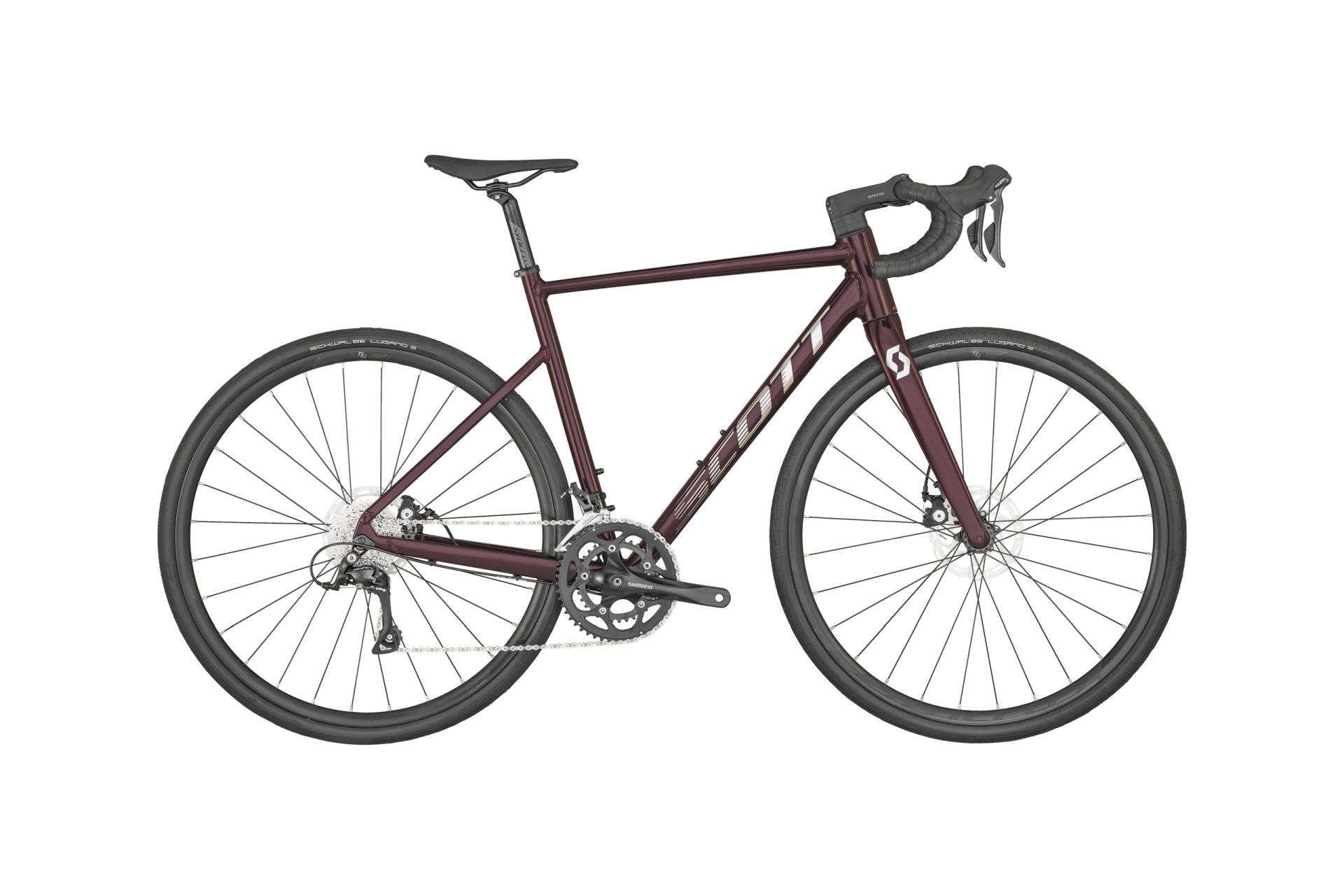 

Шоссейный велосипед Scott Speedster 30 - 28 дюймов - diamant, rot | red tint raw alloy