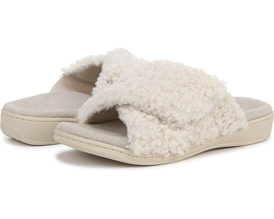Тапочки VIONIC Relax Ii Slides, цвет Cream White Fabric