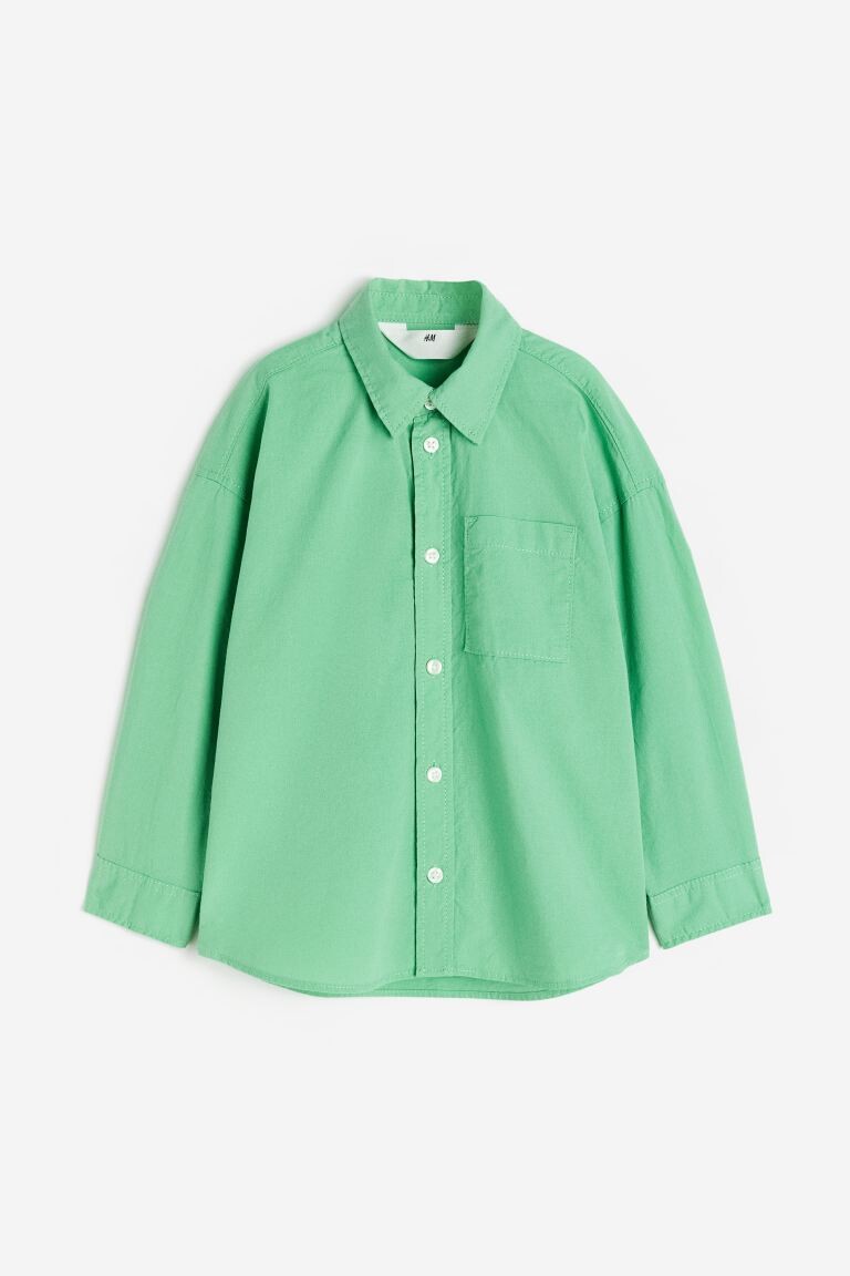

Рубашка с длинными рукавами H&M, зеленый