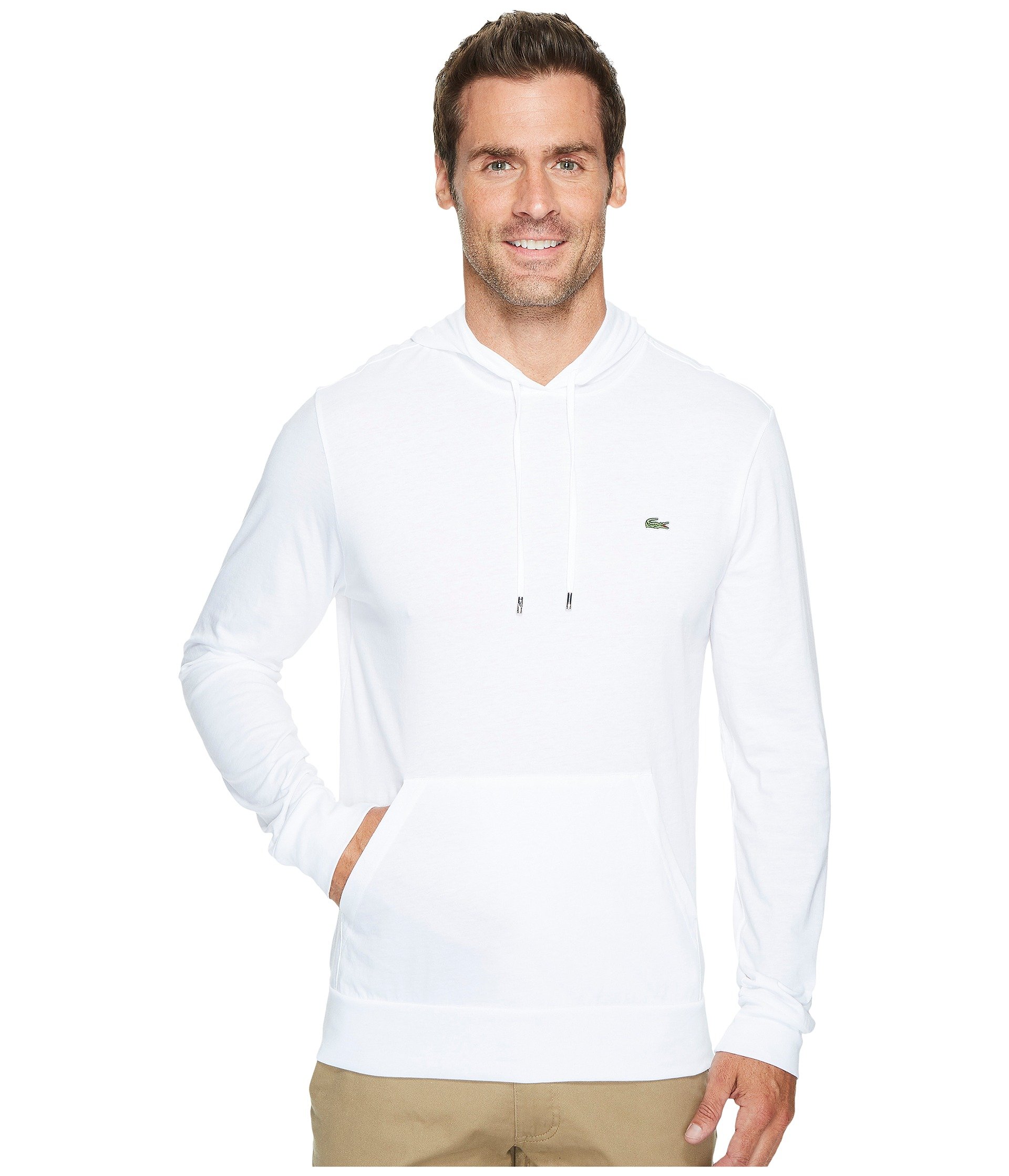 

Худи Lacoste Jersey T-Shirt Hoodie, белый