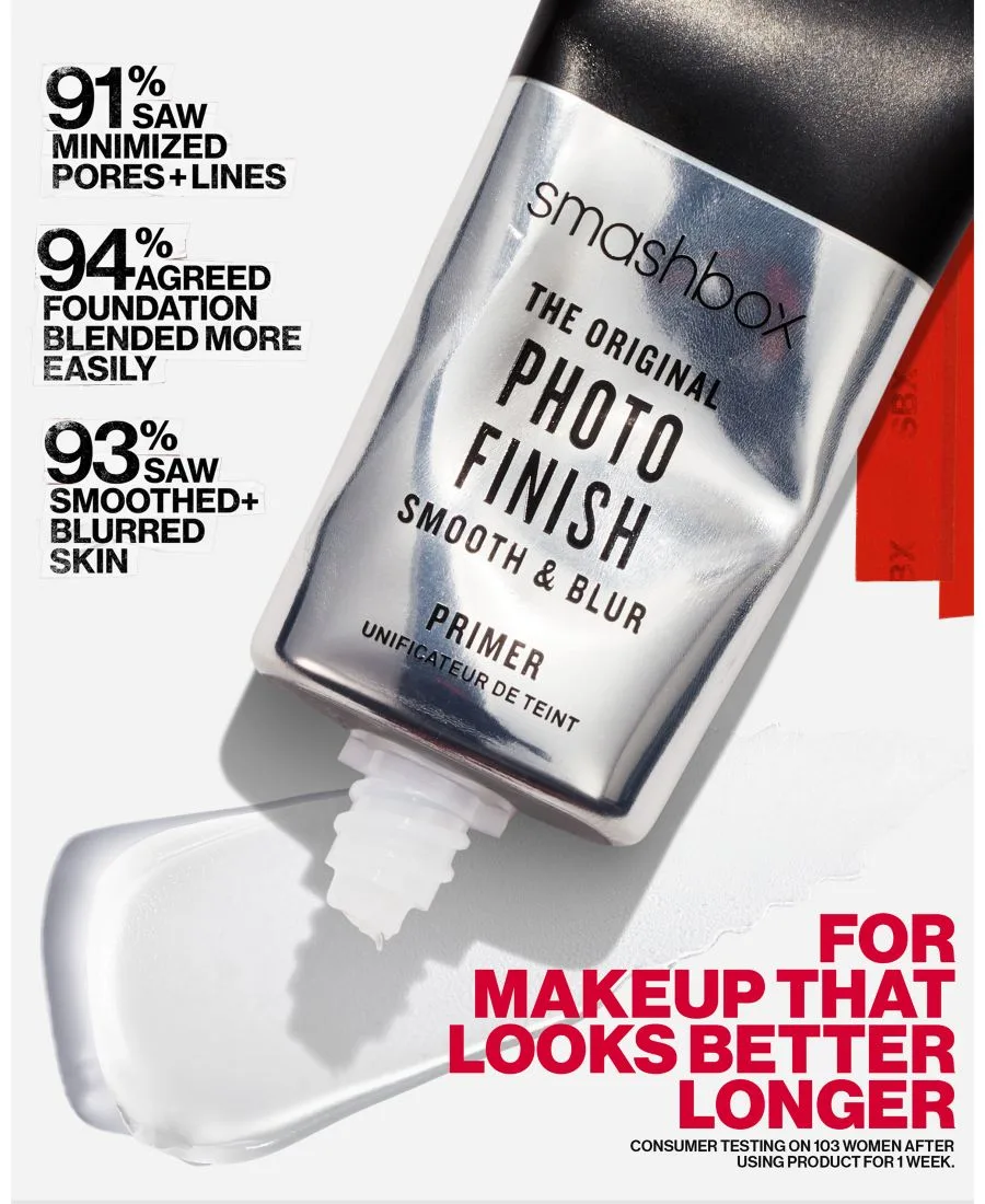 Smashbox Праймер Jumbo Photo Finish Smooth & Blur Oil-Free Primer, 1,7 унции — фото 4