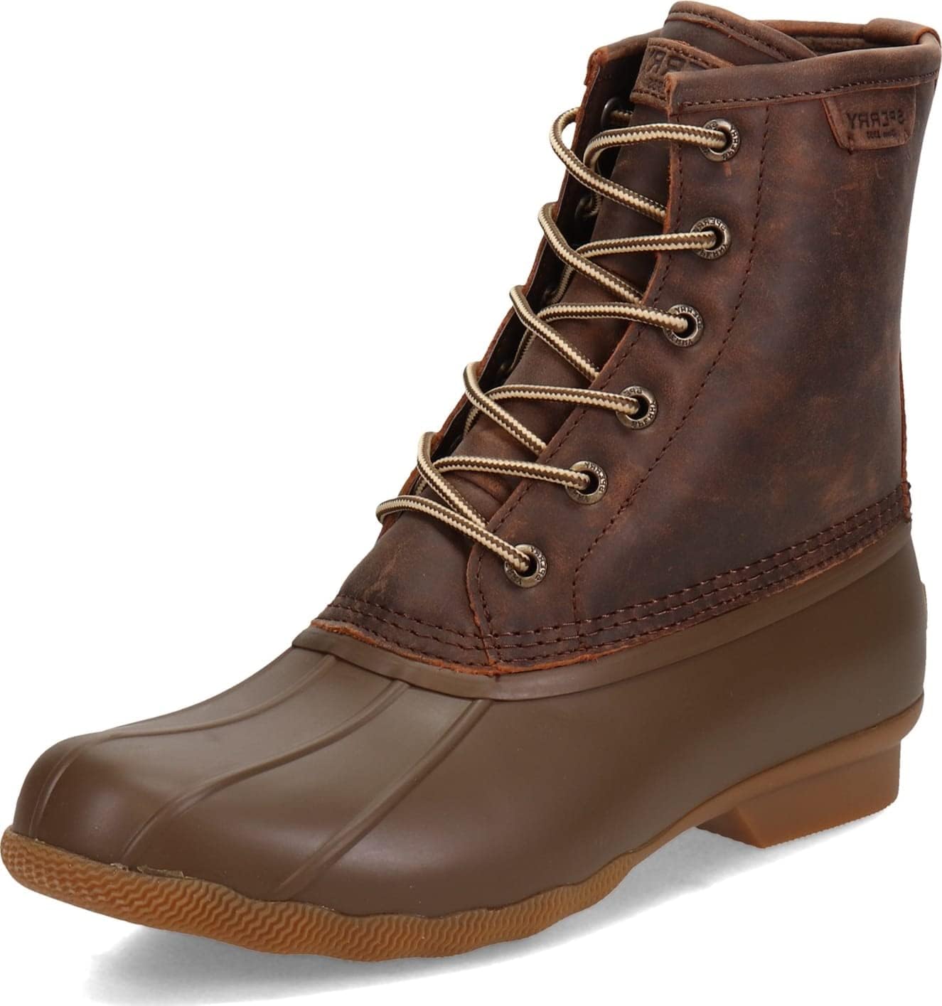 

Мужские водонепроницаемые ботинки Sperry Saltwater Duck Chukka, коричневый