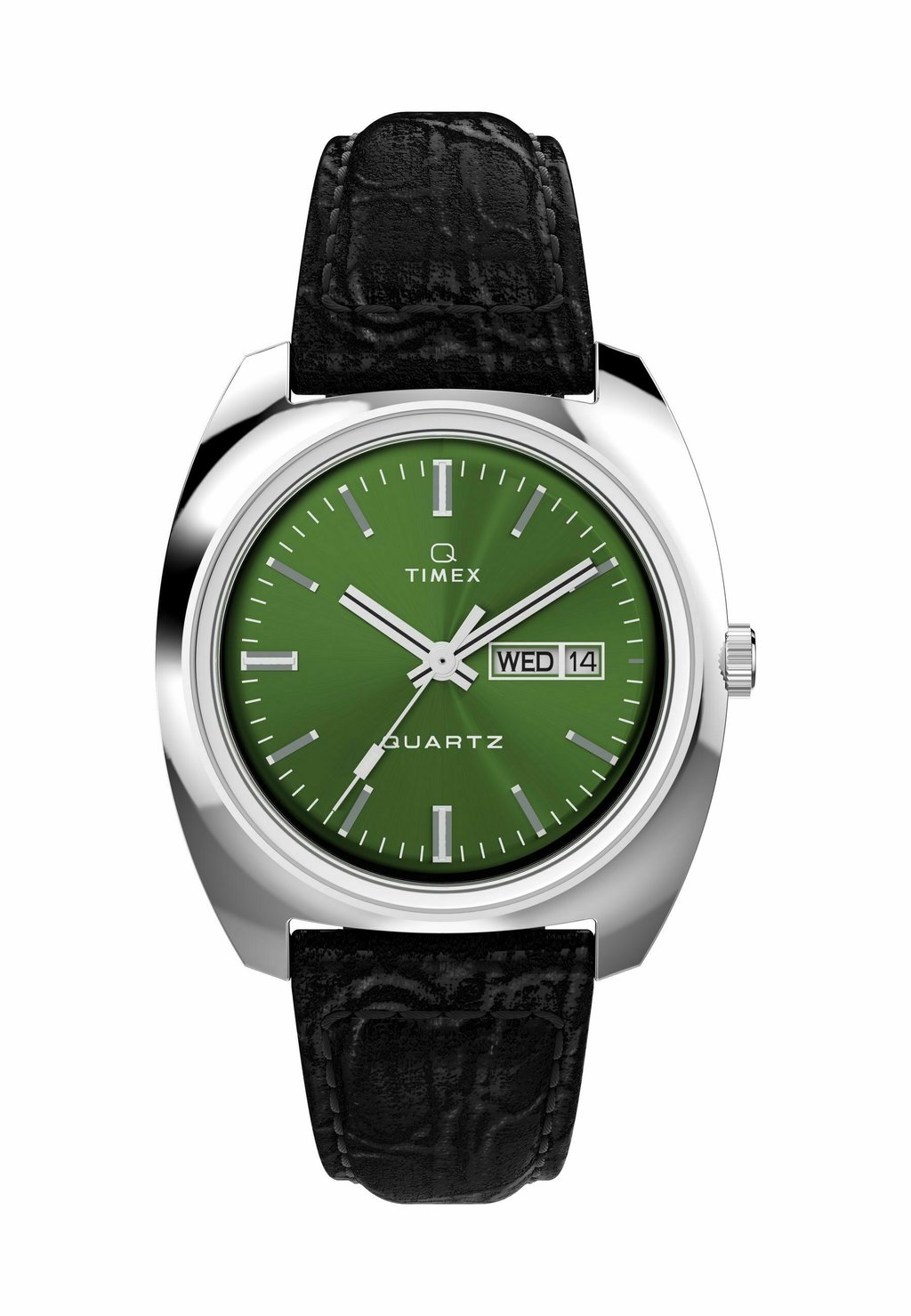 

Часы QUARTZ ANALOG Q 1978 DAY/DATE Timex, черный