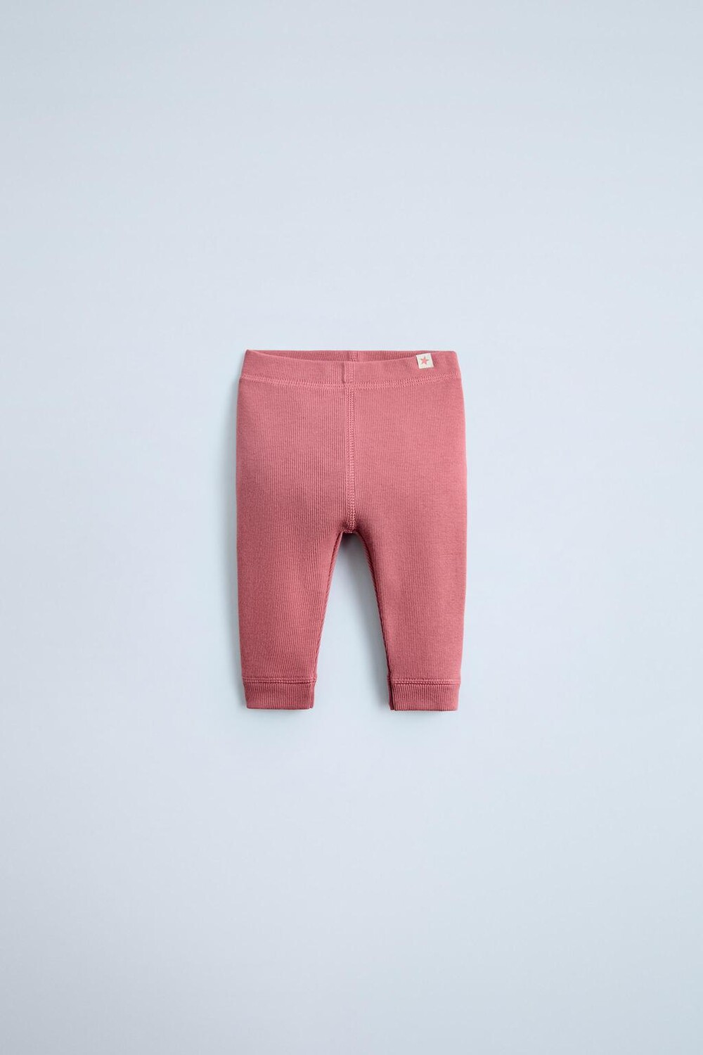 

Леггинсы в рубчик ZARA, темно-розовый