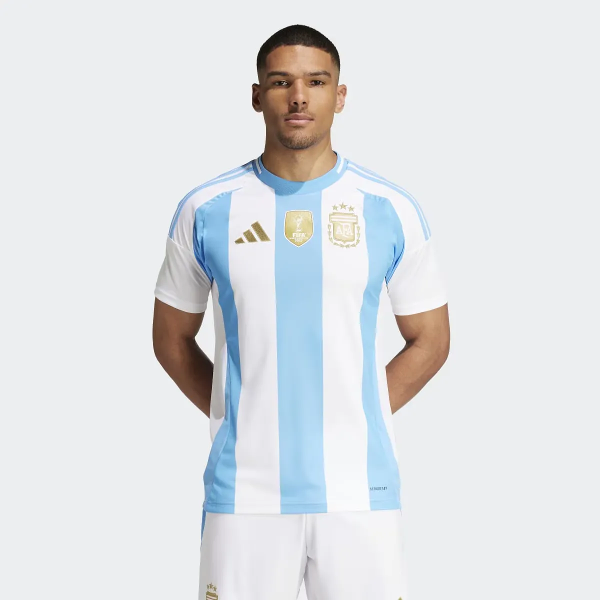 

Футболка мужская игровая Аргентина 24 Adidas, белый