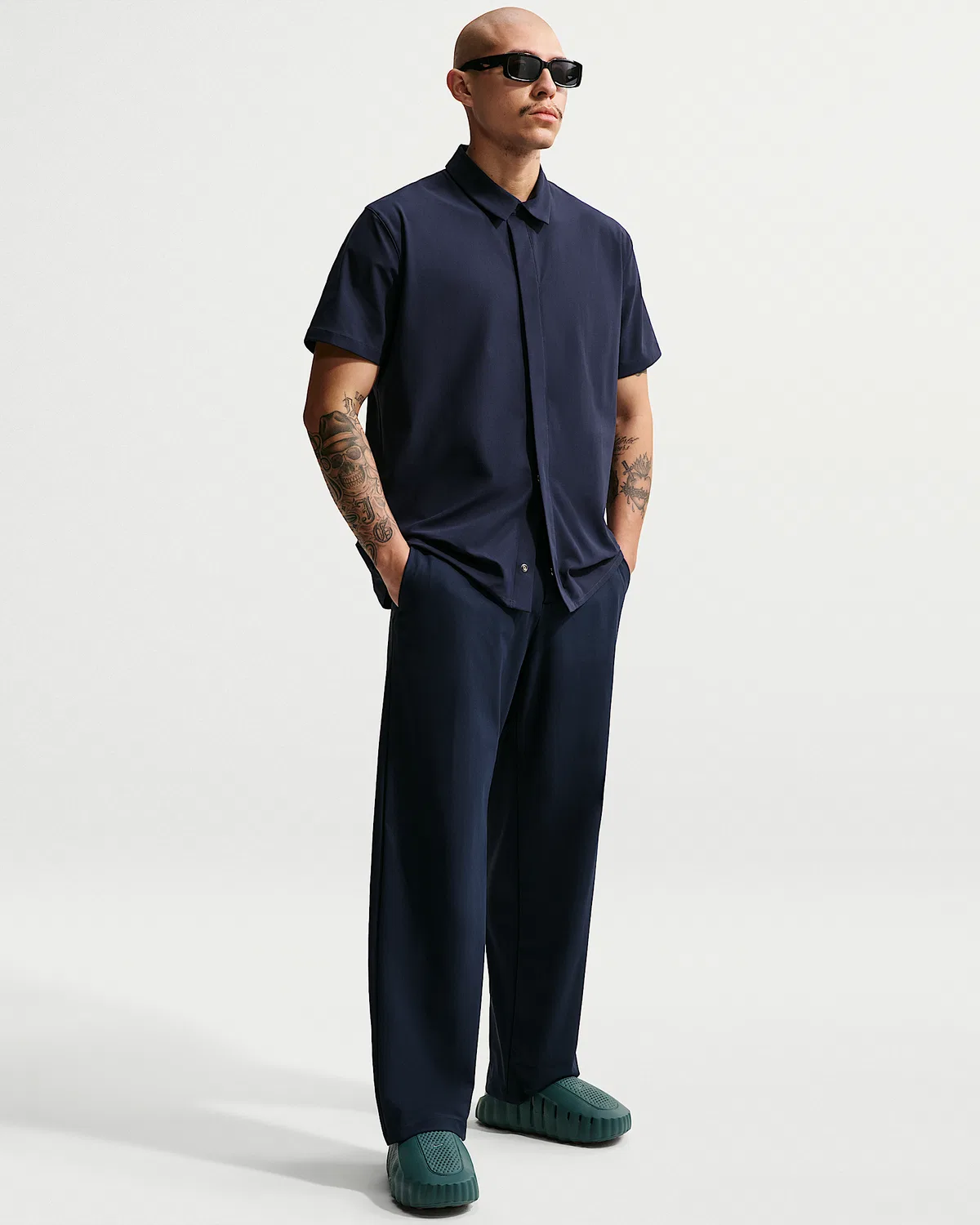 Мужские брюки-чинос Nike 24.7 PerfectStretch Dri-FIT свободного кроя, Obsidian/Dark Obsidian — фото 4