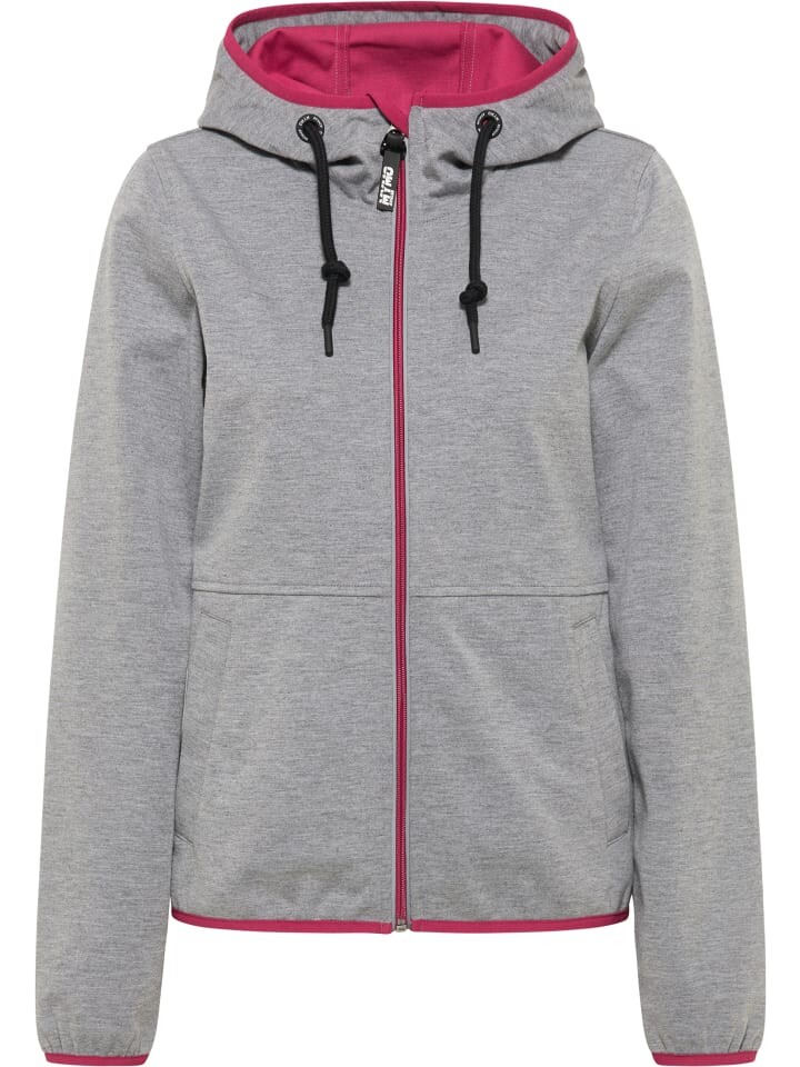 

Куртка софтшелл myMO ATHLSR, цвет grau melange dunkelpink