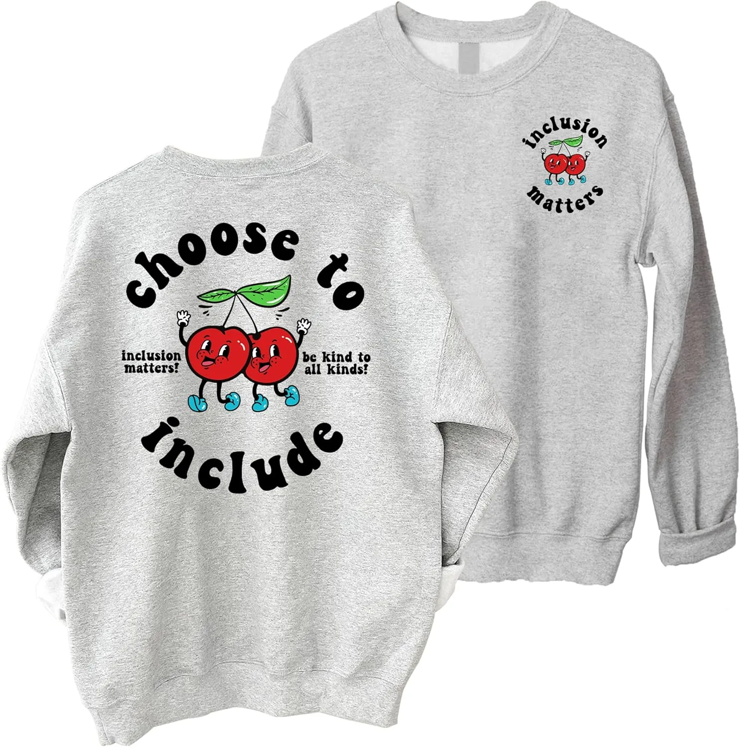 

Толстовка Inclusion Matters Be Kind to All Kinds, двусторонняя VisionSwipe