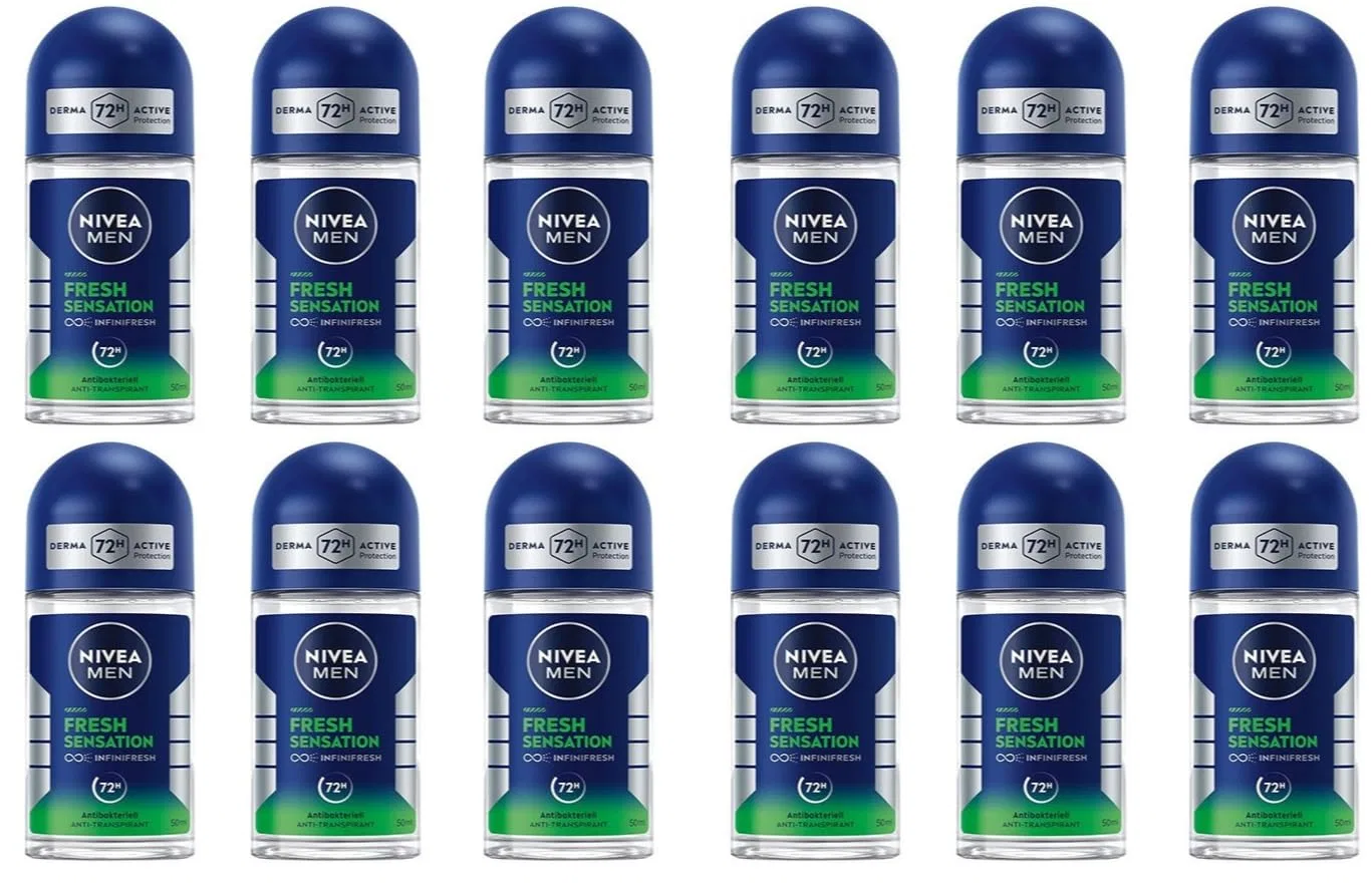 Мужской дезодорант-антиперспирант-ролик Fresh Sensation от NIVEA MEN, 50 мл Nivea