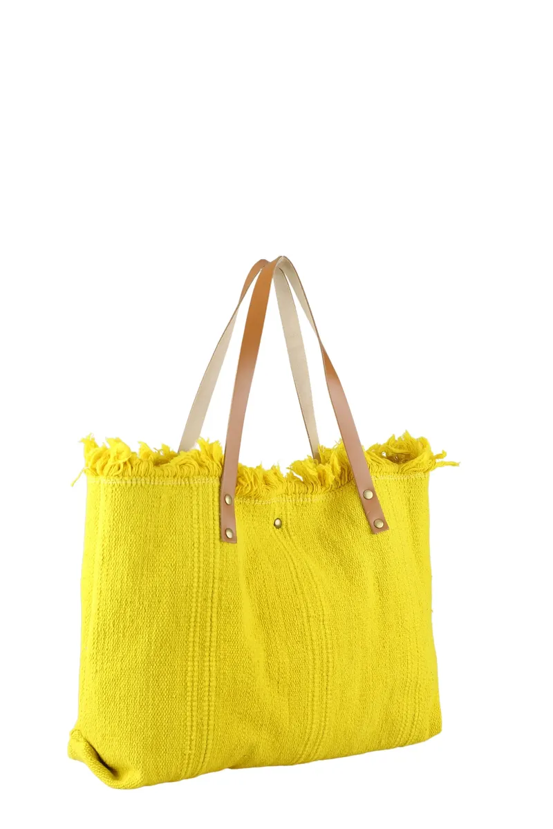 

Сумка COLLEZIONE ALESSANDRO "Beach" с ручками из натуральной кожи, желтый