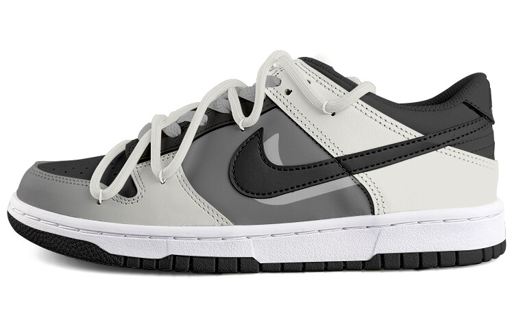

Кроссовки Nike Dunk Skateboarding Shoes Women's Low-top Black, серый