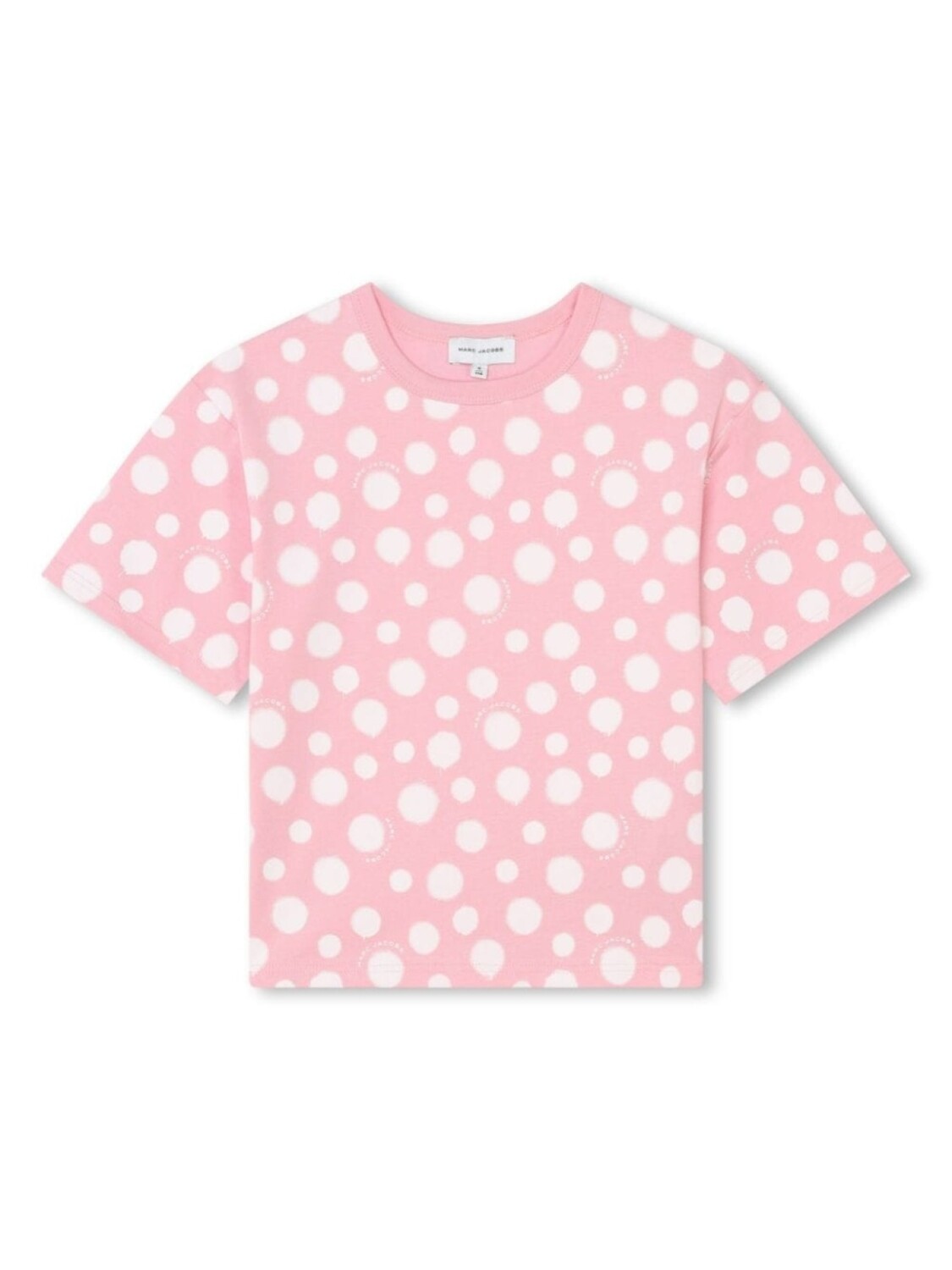 

Marc Jacobs Kids футболка в горох, розовый