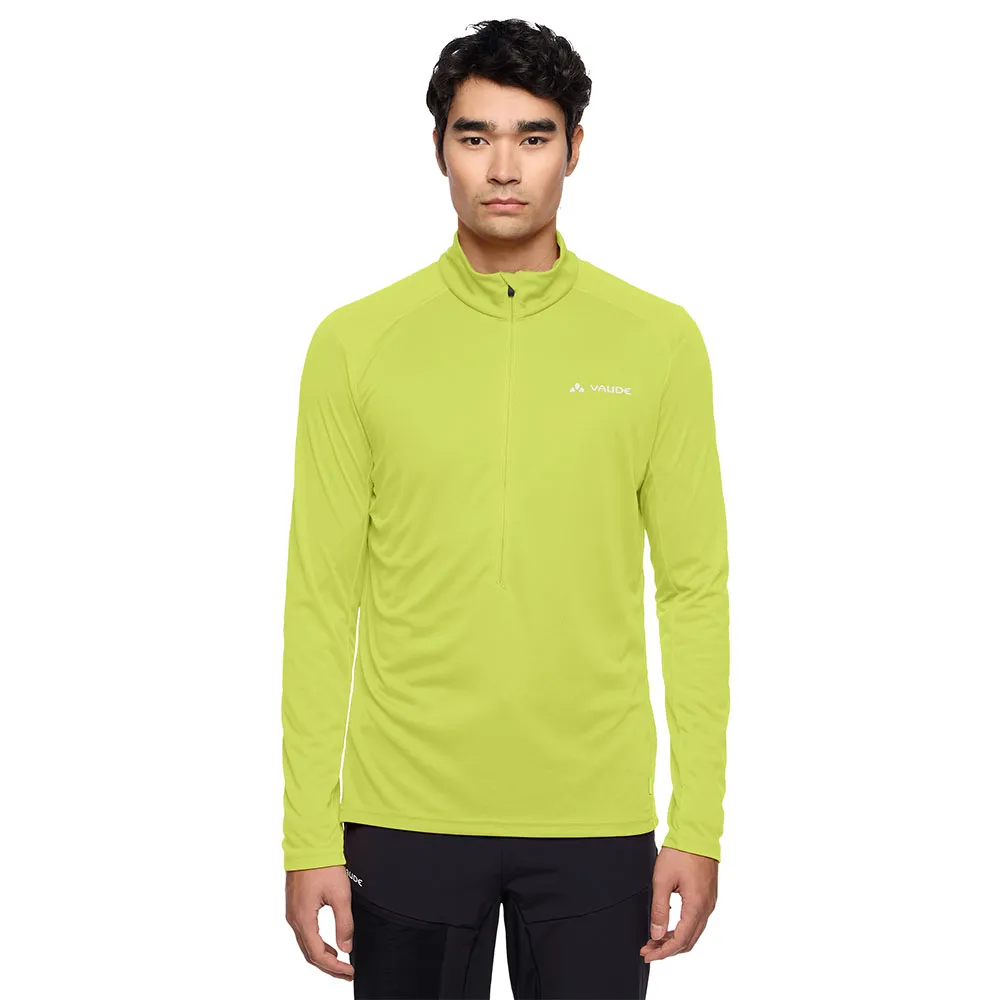 

Лонгслив VAUDE Larice Light II half zip, желтый