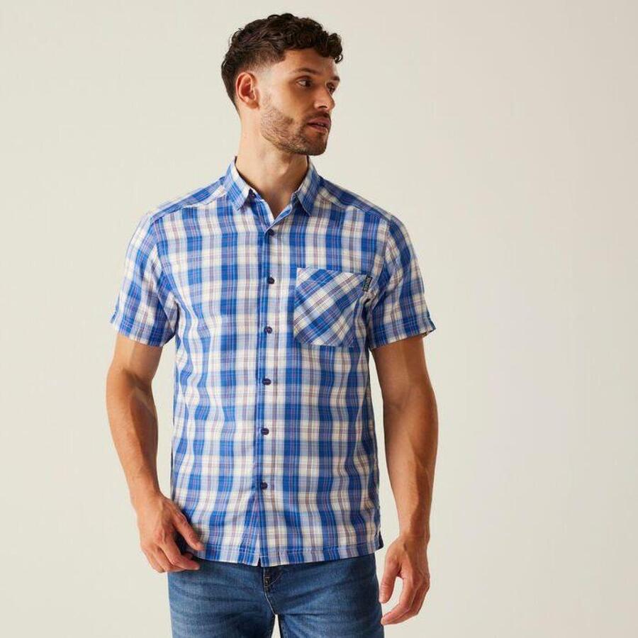 

REGATTA Мужская прочная, быстросохнущая функциональная рубашка с короткими рукавами Mindano IX