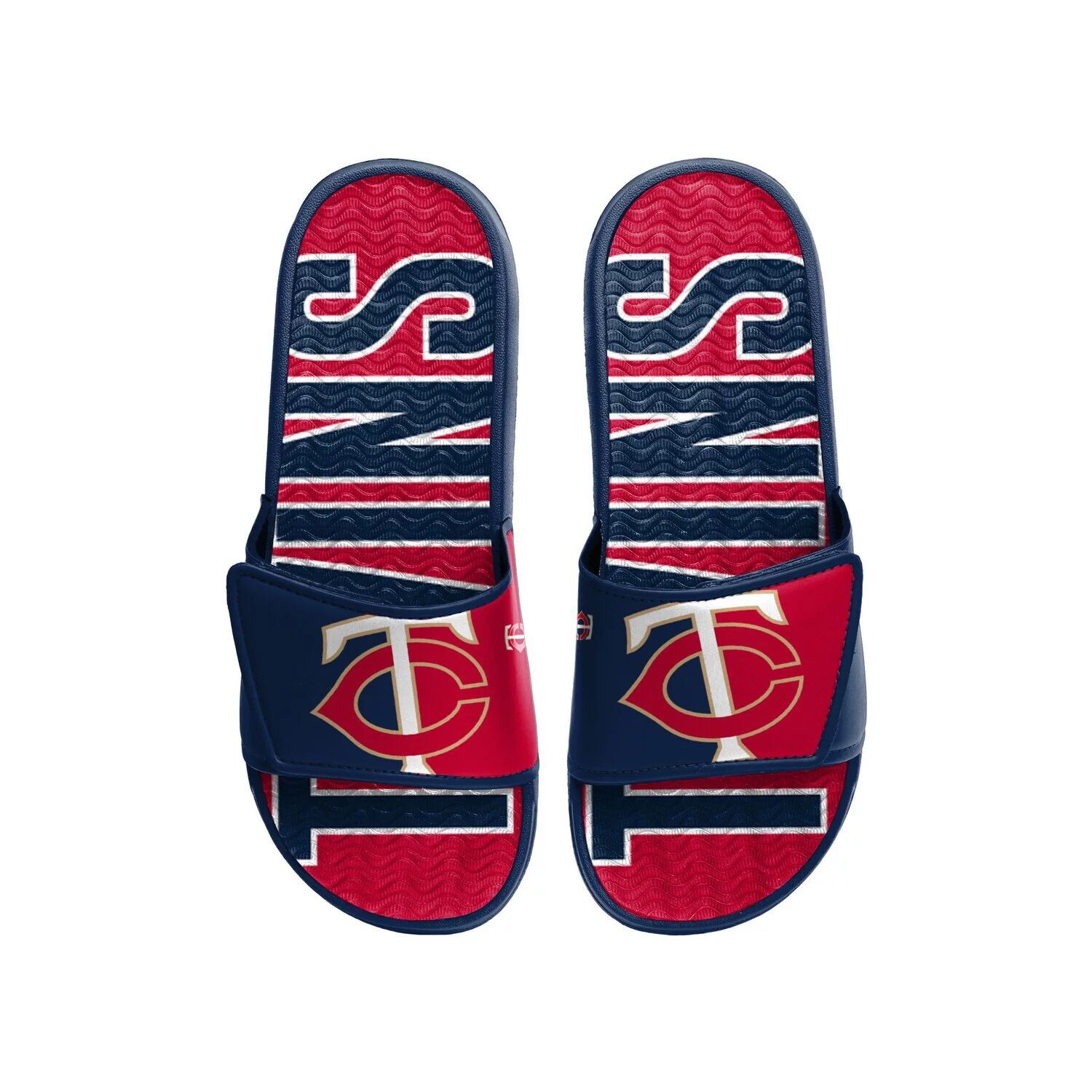 

Мужские гелевые шлепанцы с логотипом FOCO Minnesota Twins