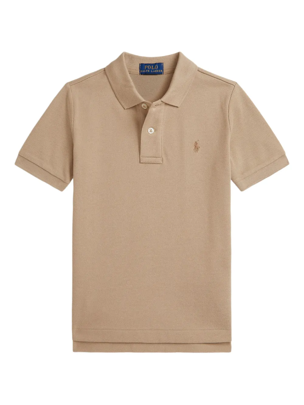 

Рубашка поло с вышитым логотипом POLO RALPH LAUREN KIDS, нейтральный