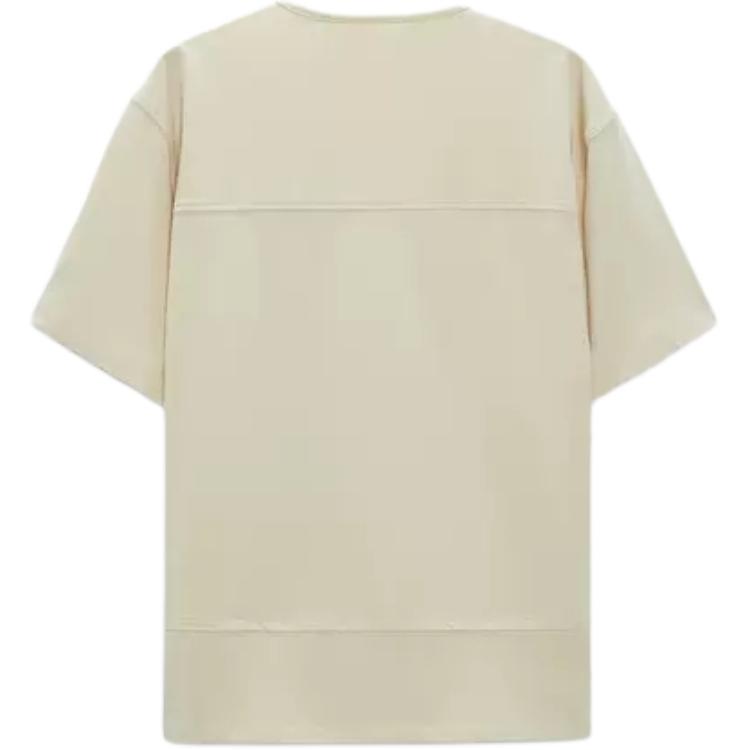Футболка мужская бежевая ZARA — фото 3