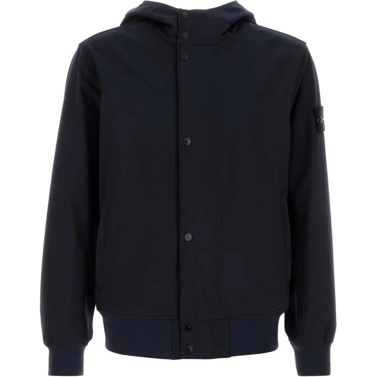 

STONE ISLAND Куртка с капюшоном и компас-нашивкой, Blue