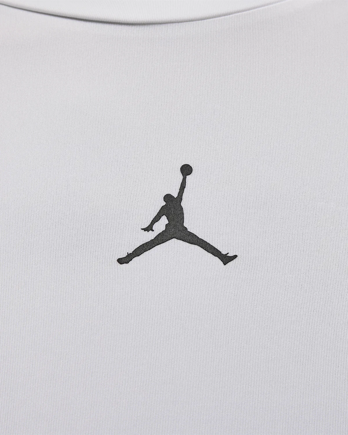 Мужская базовая футболка с коротким рукавом Dri-FIT Jordan Sport, White/Black — фото 4